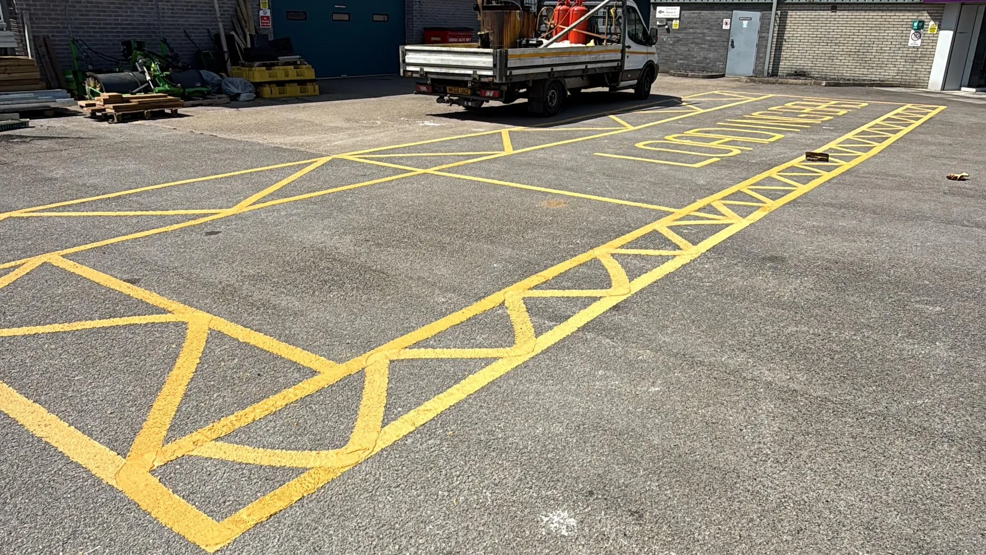 Line Marking work in South Yorkshire