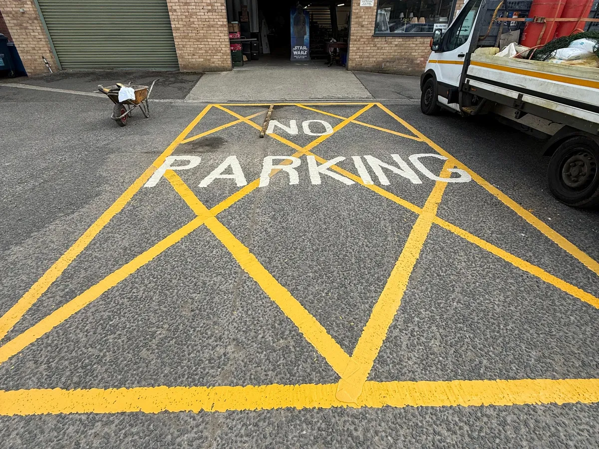Thermoplastic Road Markings by South Yorkshire Construction