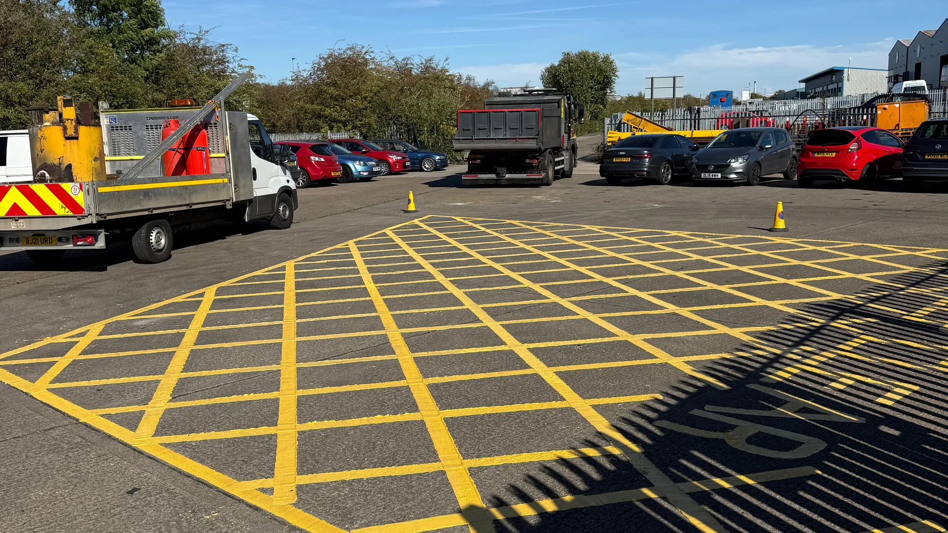 Thermoplastic Road Markings work in South Yorkshire